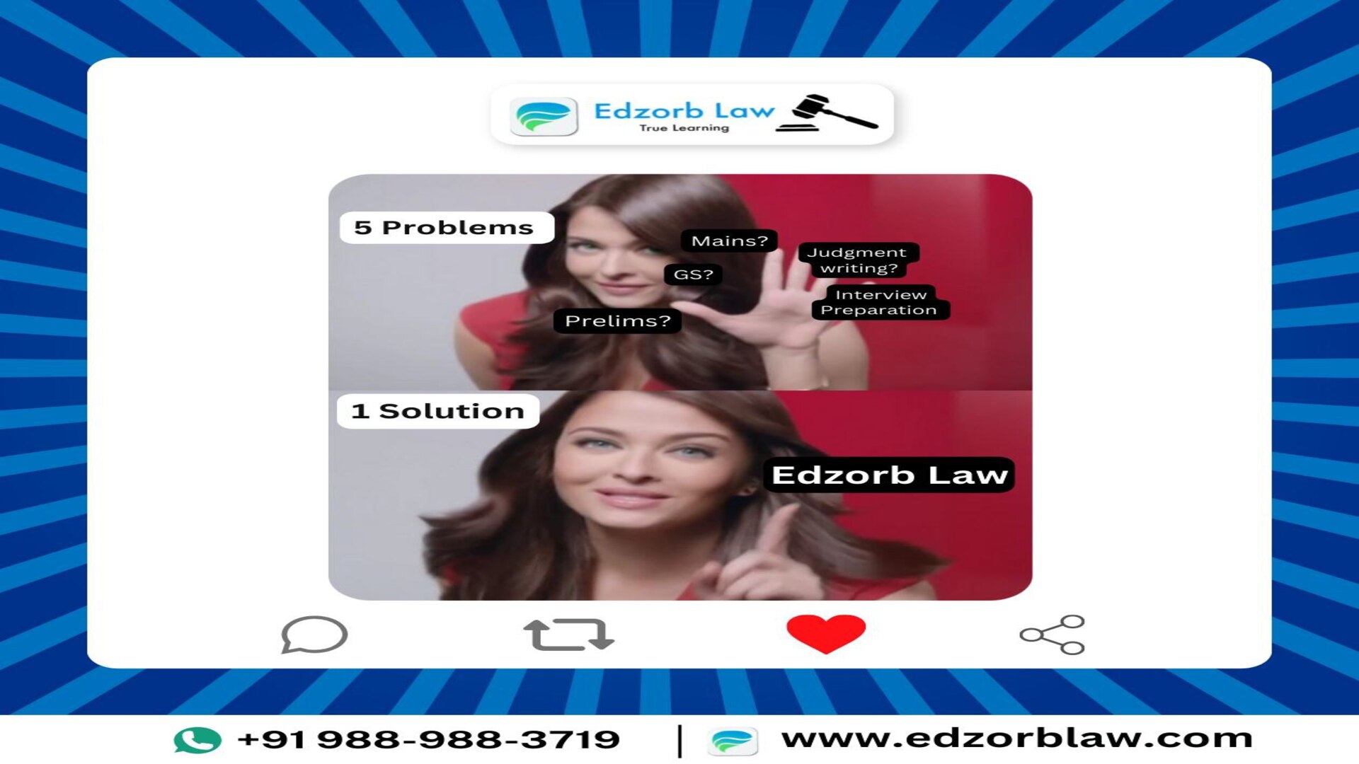 🫰5 Problems, 1 Solution to make you a Judicial Officer = Edzorb Law