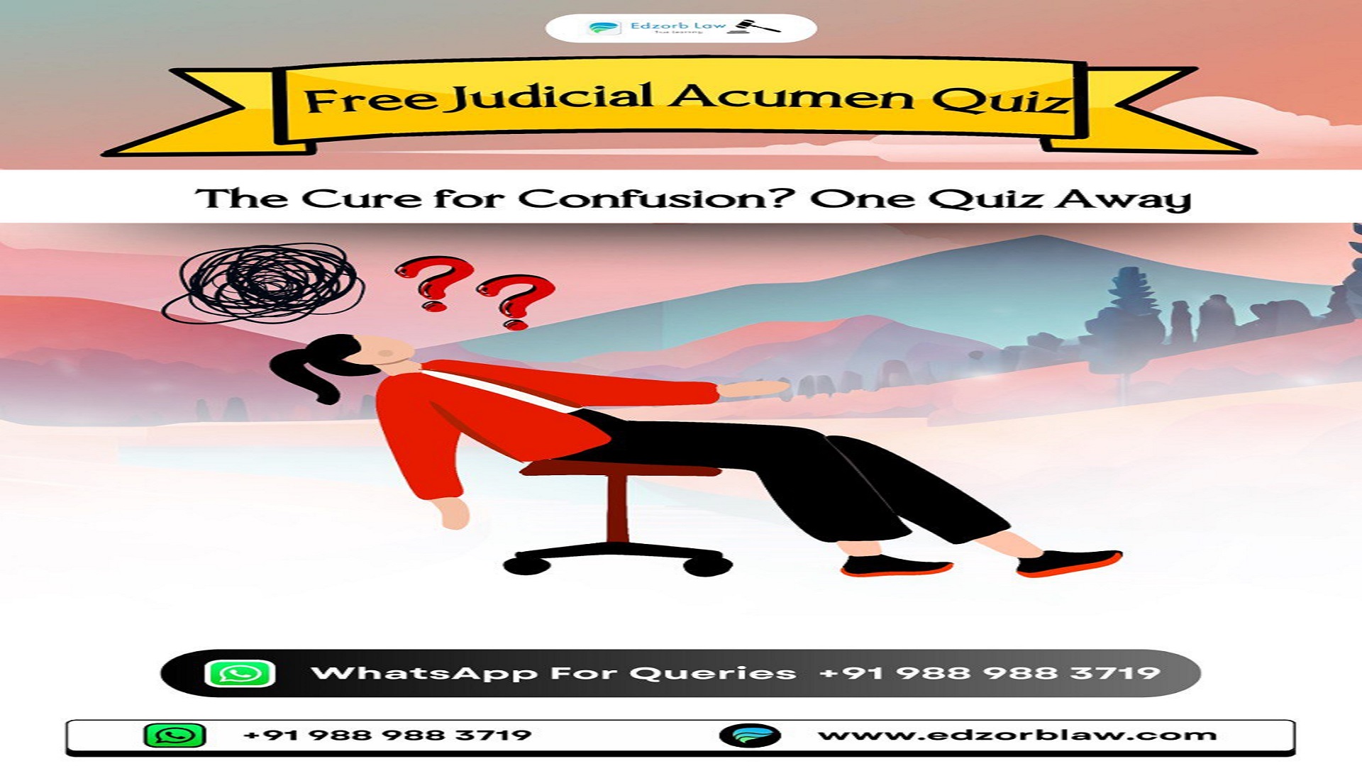 👩🏻‍⚖️ A Future Judge cannot afford confusion!