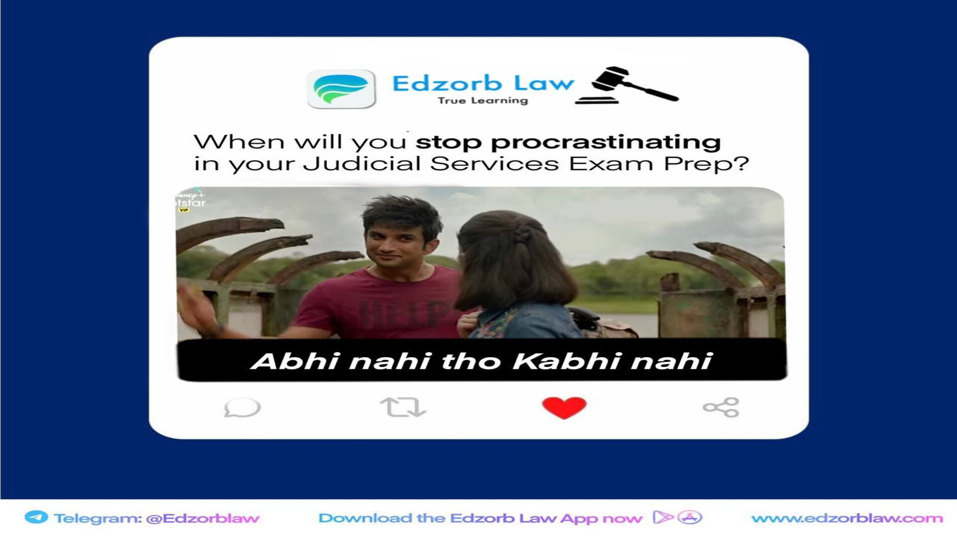 "Abhi nahi tho kabhi nahi..."