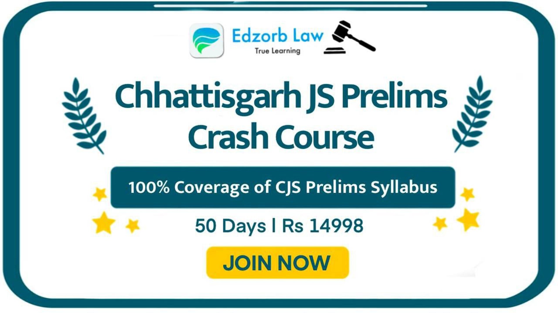 🥁🔥 Announcing 2nd BATCH - Chhattisgarh JS Prelims Crash Course, started 6th January #CrashCourse