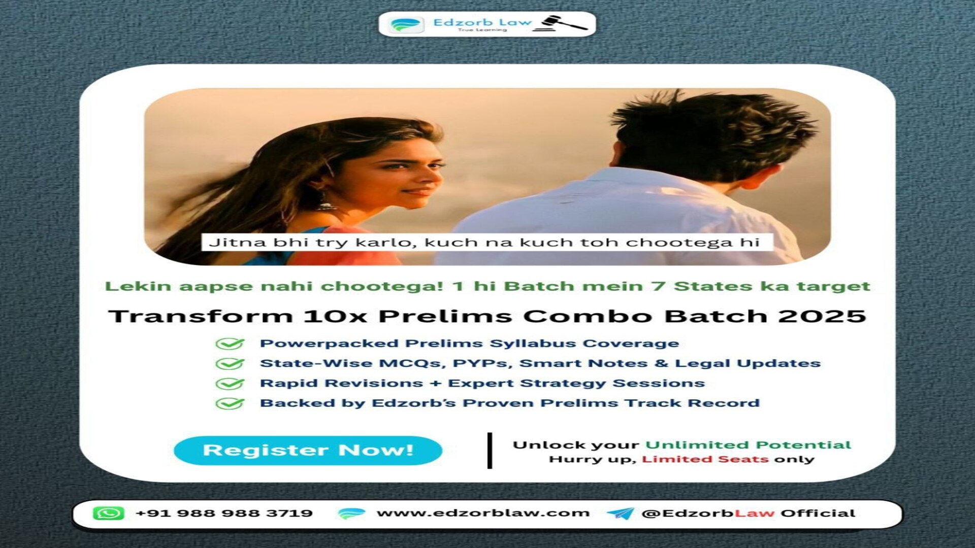 🏆📢  Announcing Batch 2 Register NOW for the Transform 10x Prelims Combo Batch