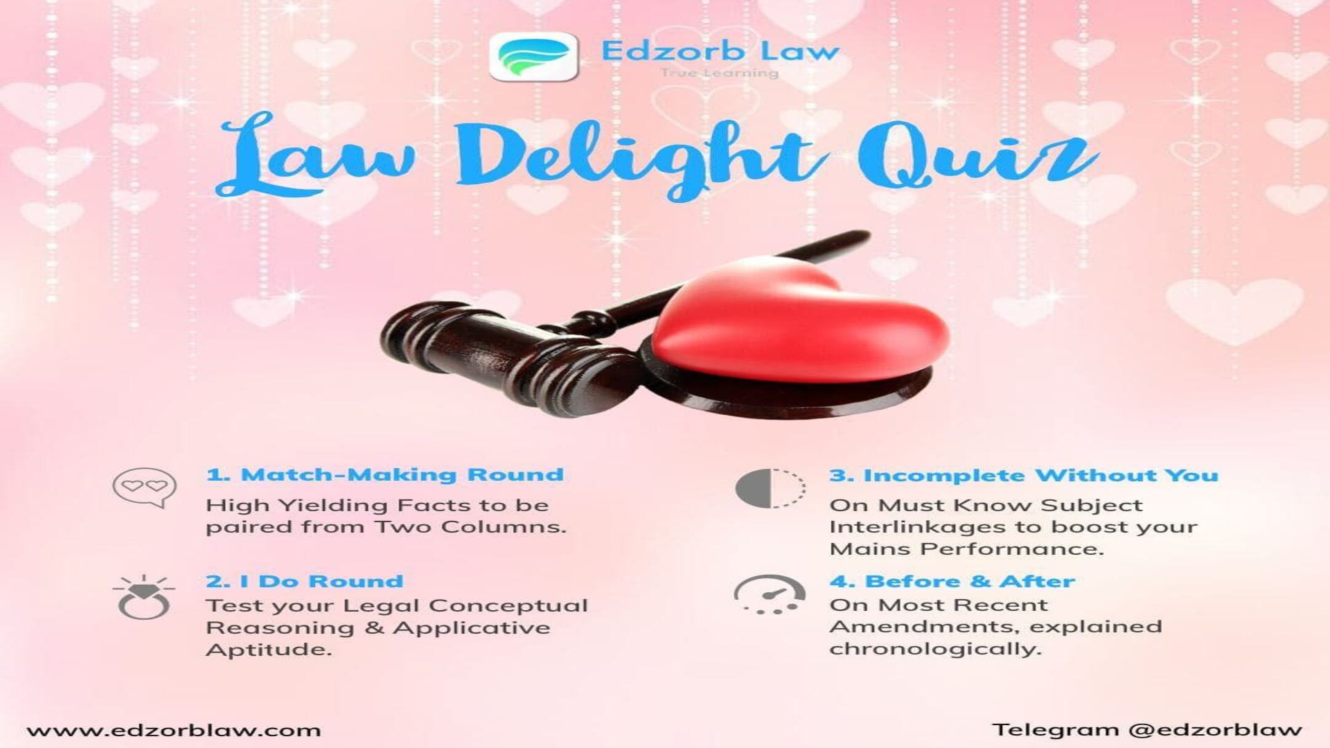 🔥🛎 ANNOUNCING Free Law Delight Quiz (https://app.edzorb.in/products/law-delight-quiz/) from 8th to 14th Feb