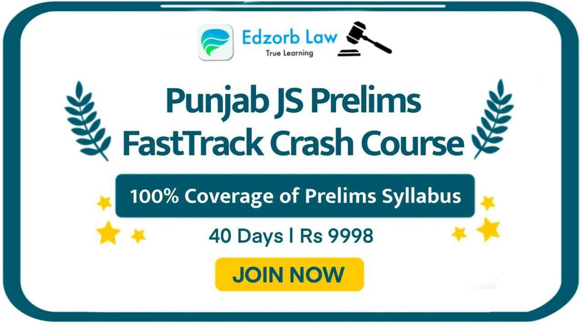Announcing Punjab JS FastTrack Crash Course, started 12th December 2022 #CrashCourse