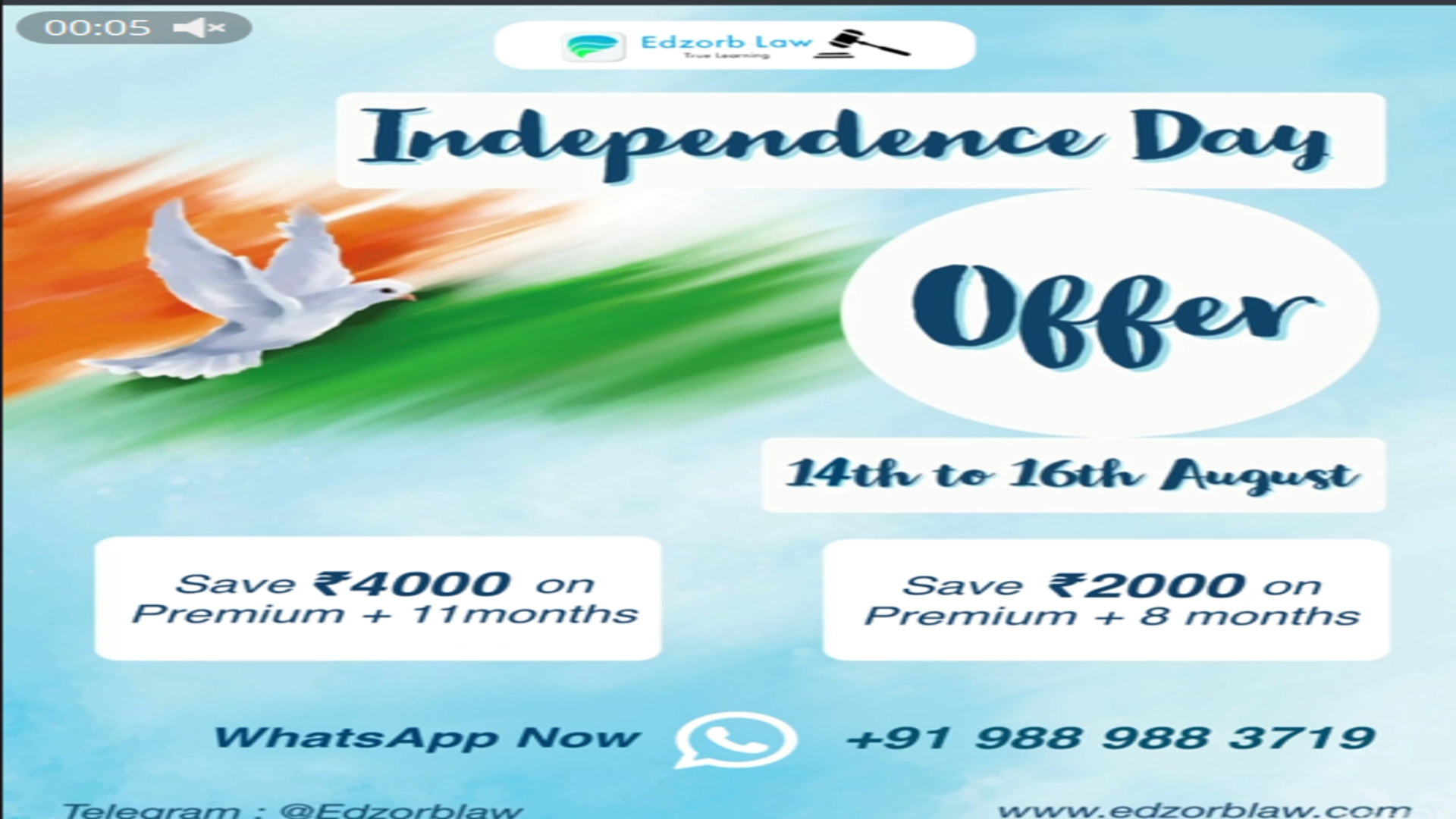 🇮🇳🕊 FINAL CALL to Save Rs 4000 on Premium+ 3.0