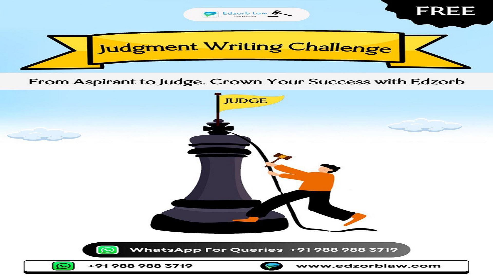 📢 Free Judgment Writing Challenge is HERE for Future Judges