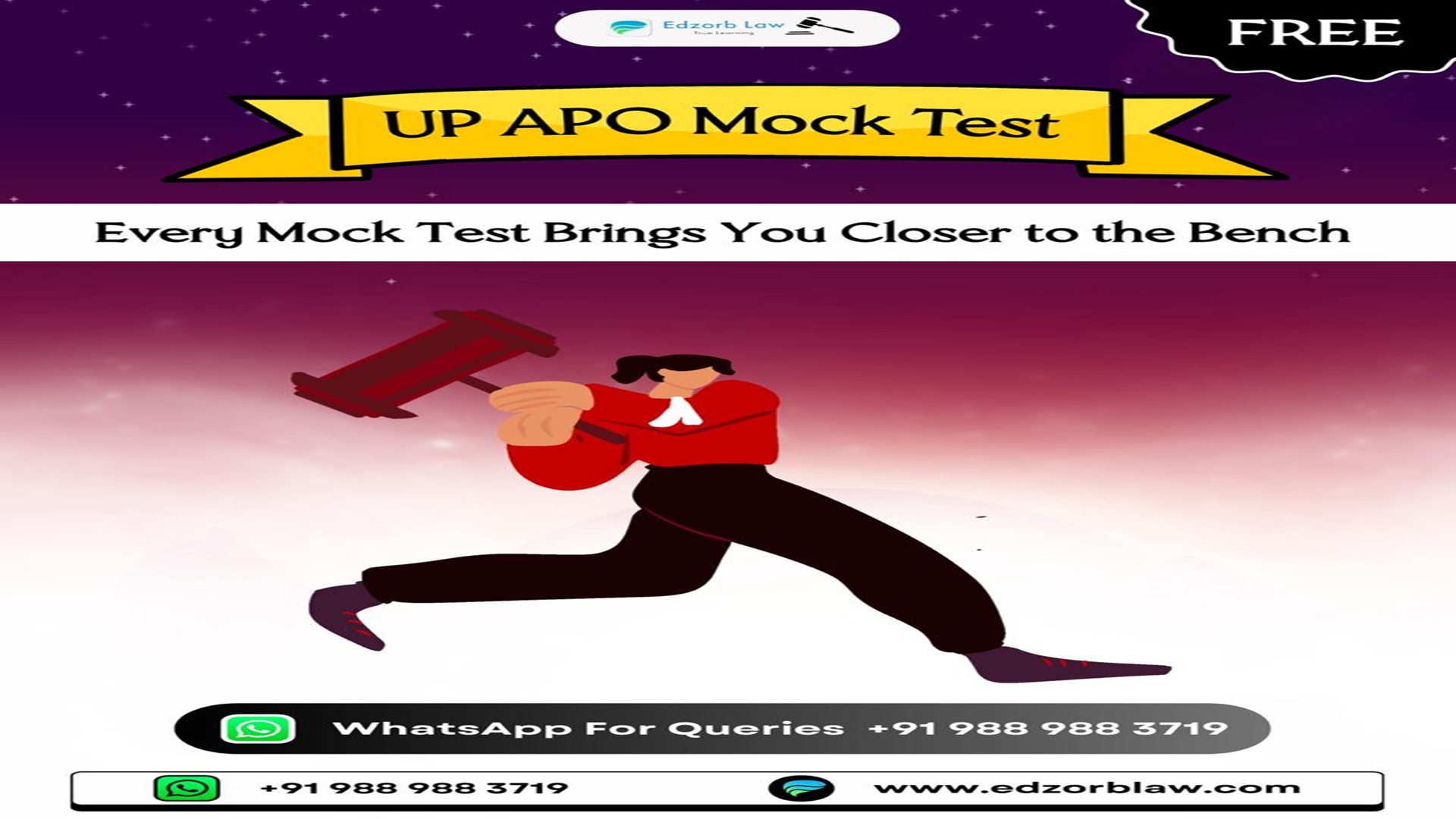 📢  FREE UP APO Mock Test 1  🔥 Goes Live Today 5 PM Sharp!