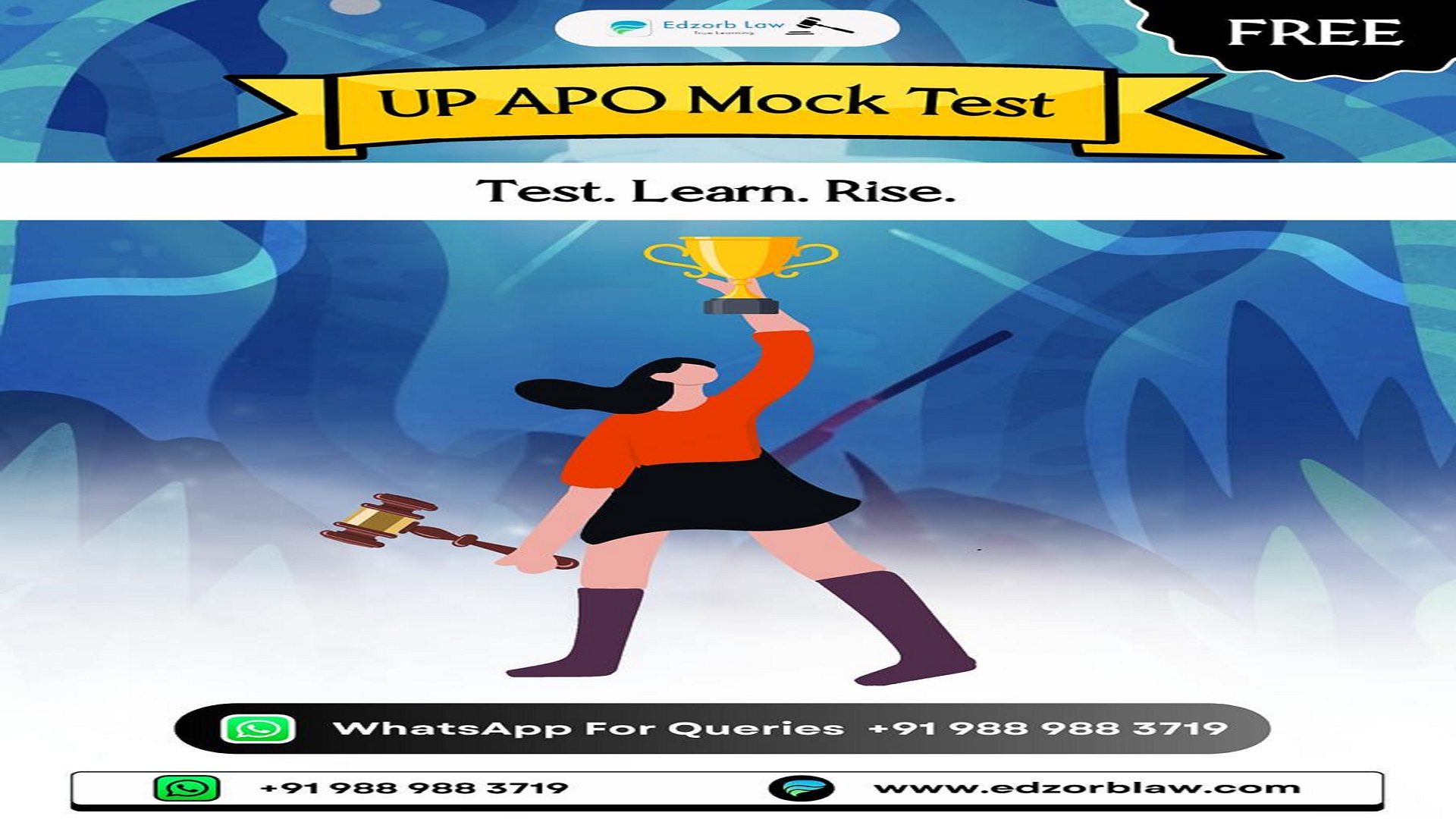 📢  FREE UP APO Mock Test 1 🔥