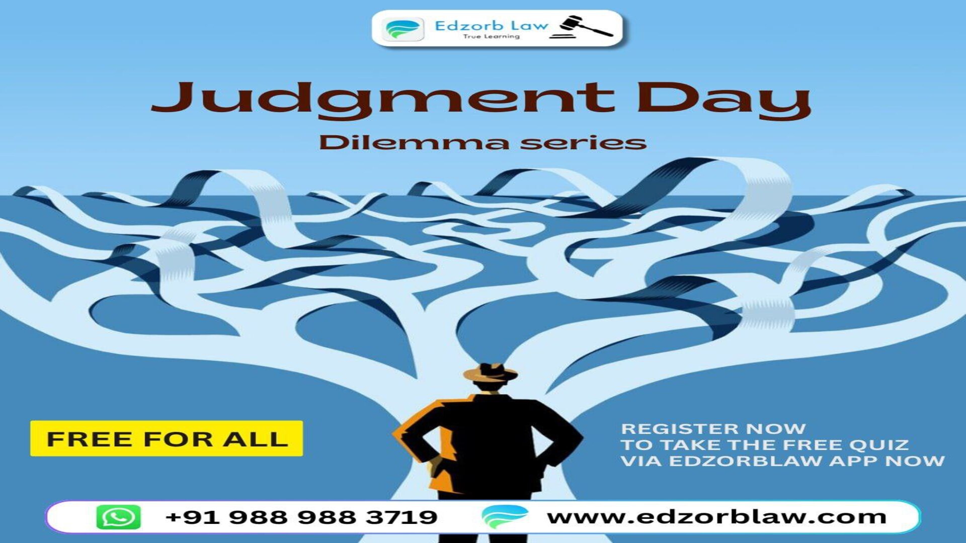 📣⚖️ #FreeJudgmentDay – Dilemma Series Quiz LIVE
