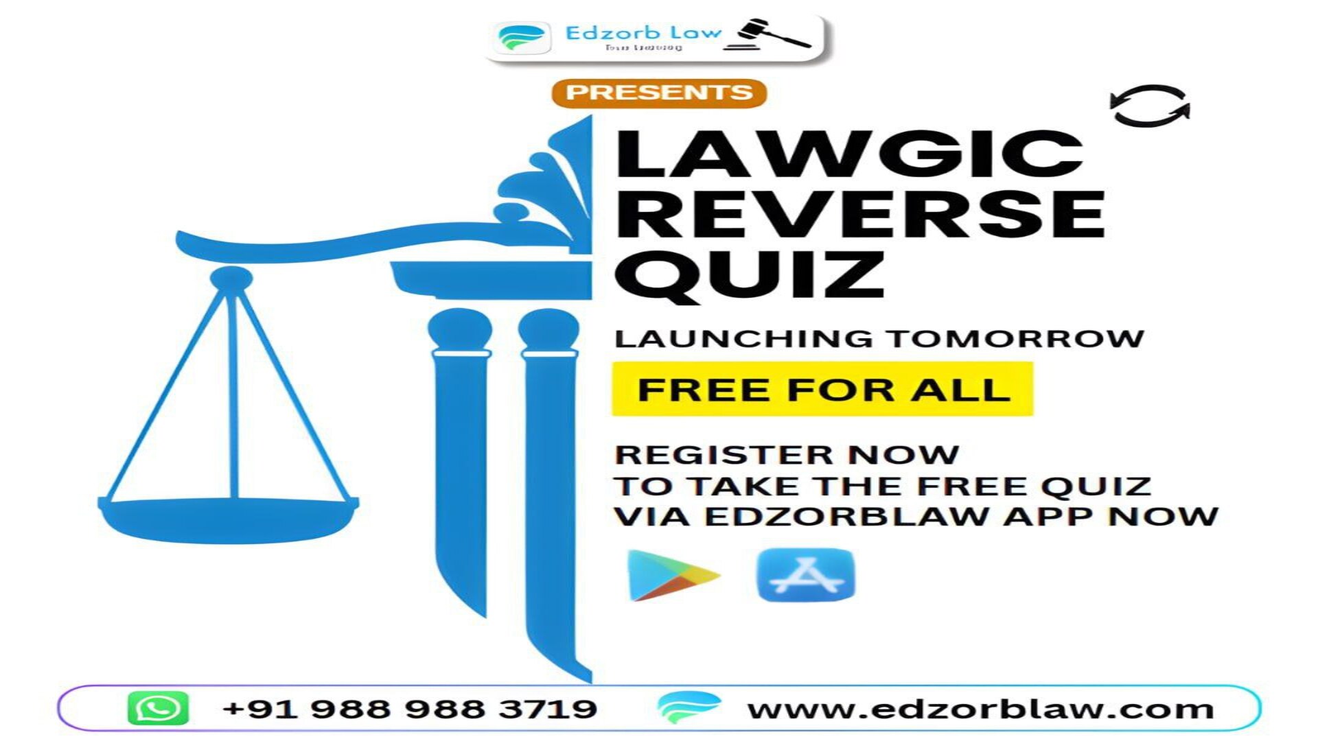 📣🆕 #FreeQuizAlert Free LawGic Reverse Quiz || फैसला toh सुनाया जा चुका है। Ab woh कानून dhoondo jo ise inevitable banata tha.