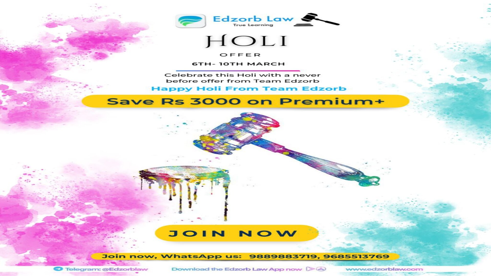 🔥 Holi Hai! Save Rs 3000 on Premium+ 6th March to 10th March.