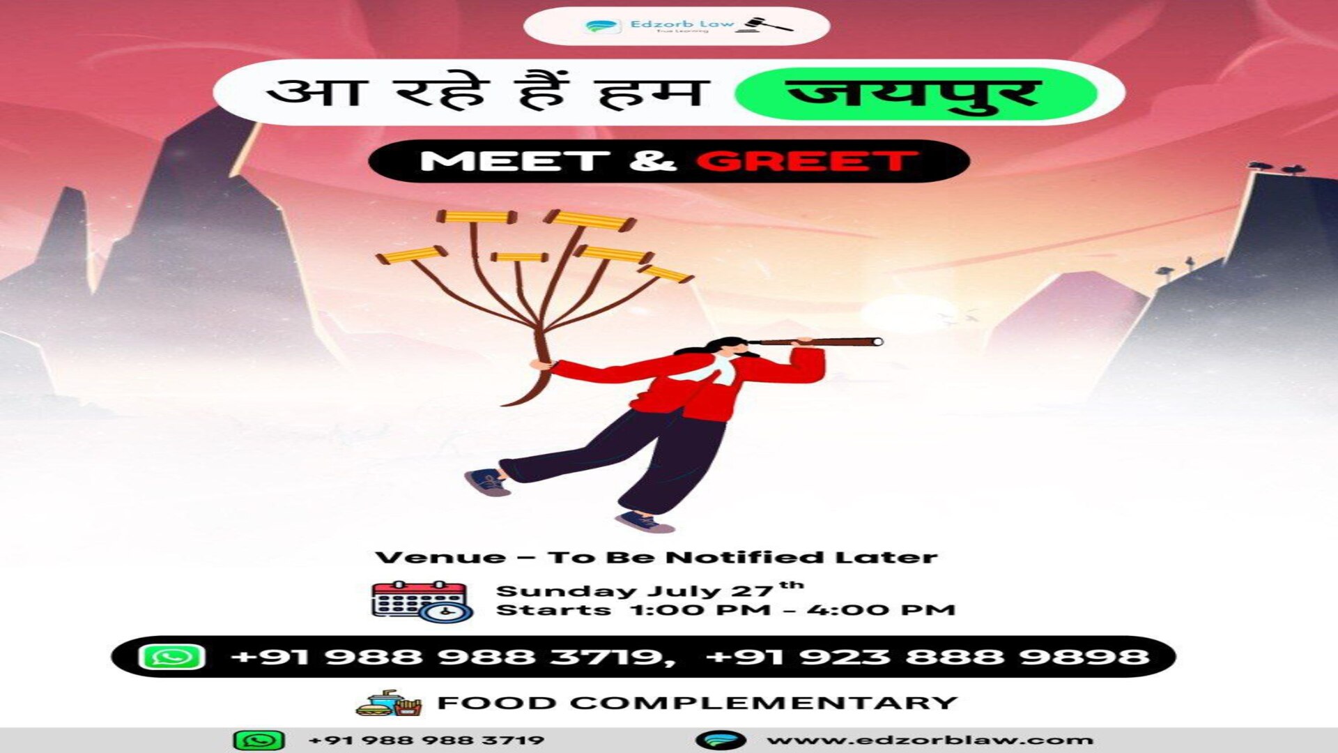 🏞 👉 Jaipur Meet & Greet event,  fill in the Google Form below 👇👇👇