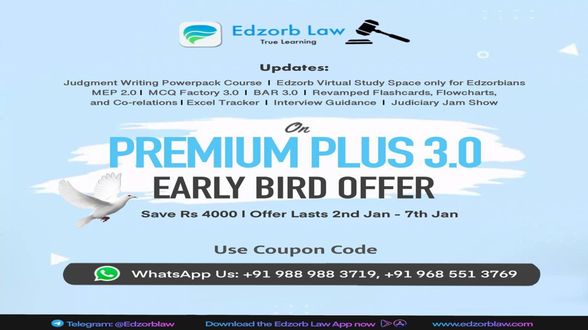 Judges in Making, Grab the EARLY Bird OFFER