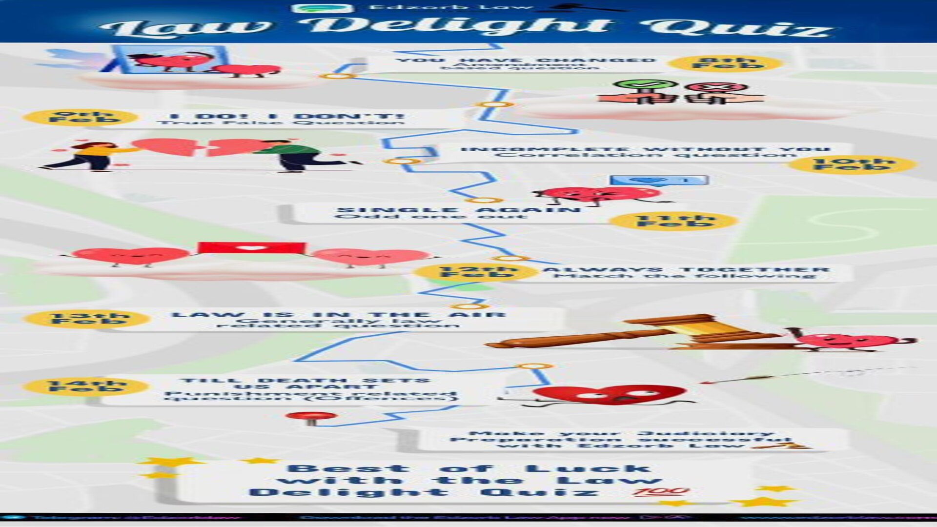 🔥 Judges in Making, Register for Law Delight Quiz Free NOW: