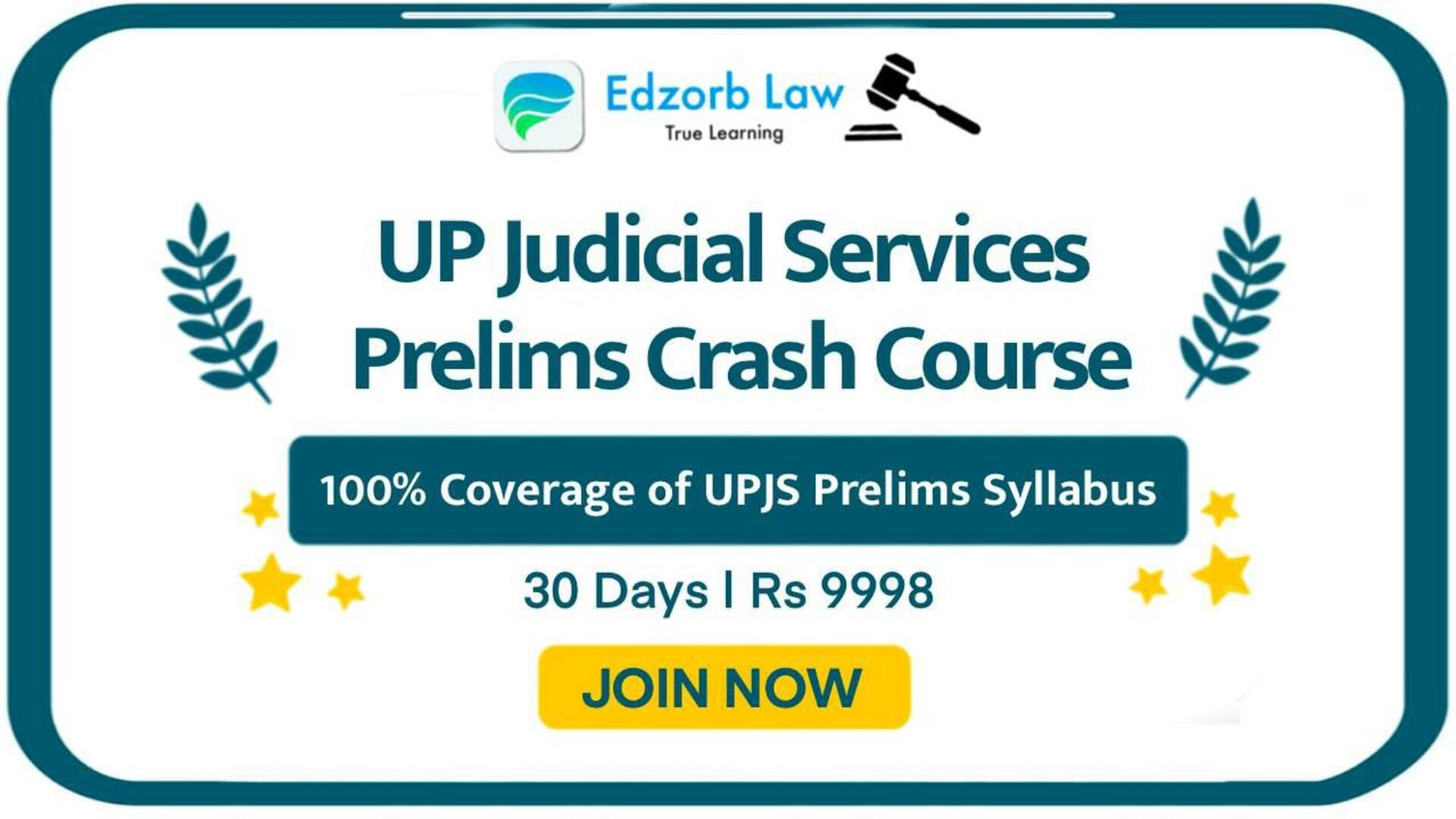 Last Batch of UPPCS-J Crash Course starting 10th January