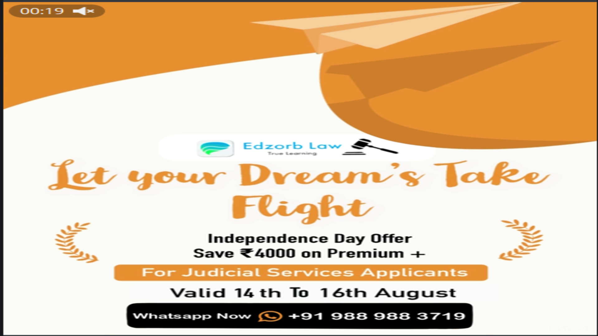 🕊 LAST DAY of Independence Day Offer, Give Wings to your Judiciary Preparation With India's Best Judiciary App 1️⃣