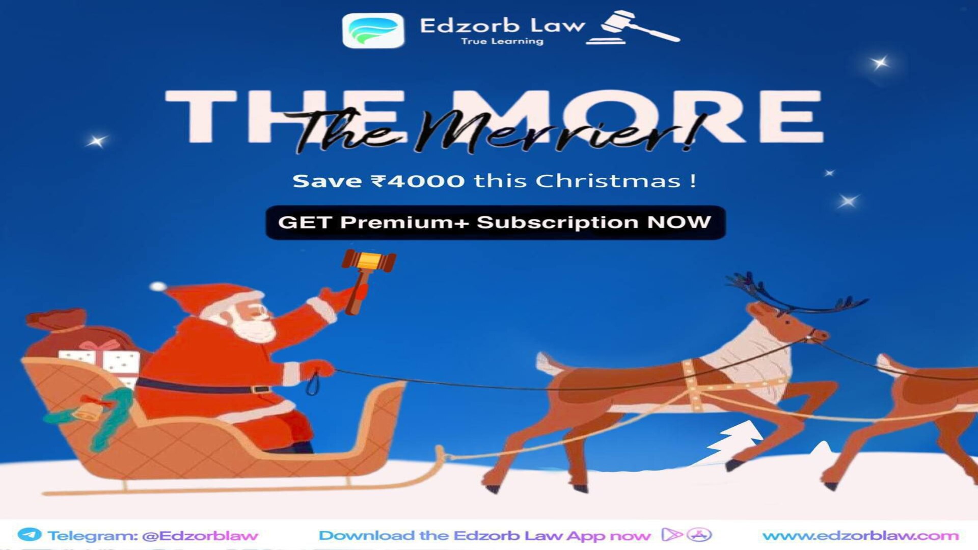 🎄🎁  Limited Rs 4000 Off ~ Santa Offer on Premium+ 3.0