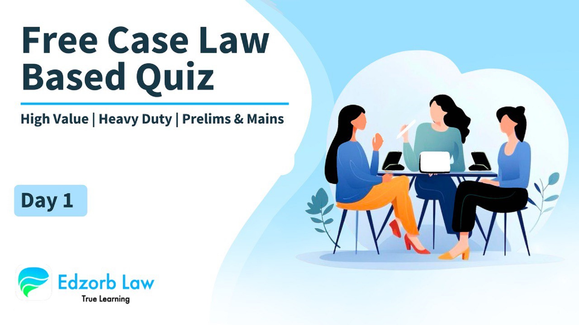 🔥 📢 LIVE NOW FREE Case Law Based Quiz - Day 1
