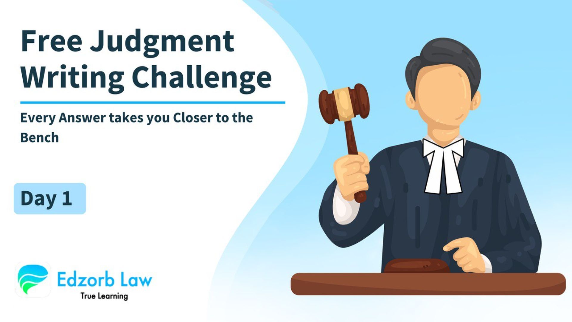 📢 LIVE NOW: FREE Judgment Writing Challenge - Day 1 (Civil Law)🔥