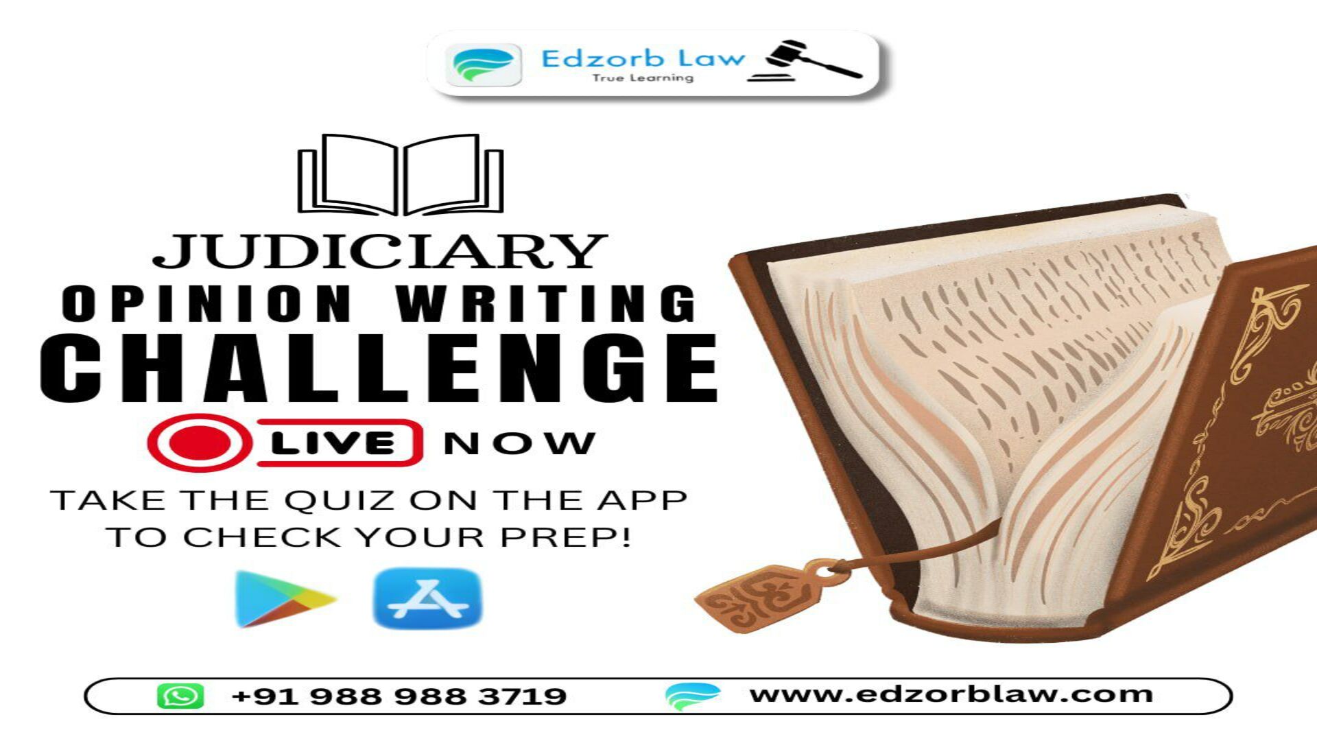 📢✍️ LIVE NOW: Free Judicial Opinion Writing Challenge with Detailed Sample Answers - Day 1🔥