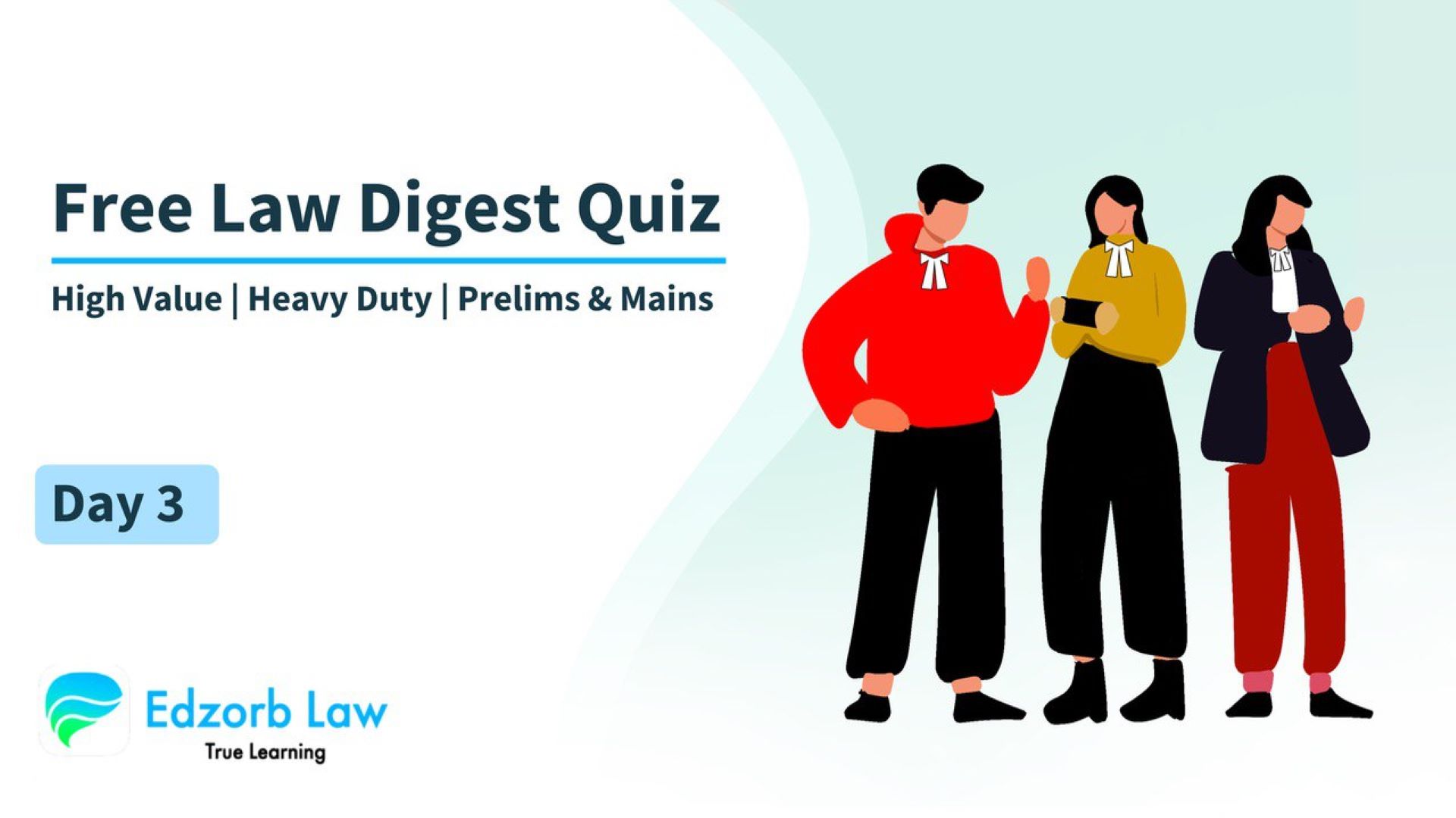 🔴 LIVE NOW FREE Law Digest Quiz - Day 3