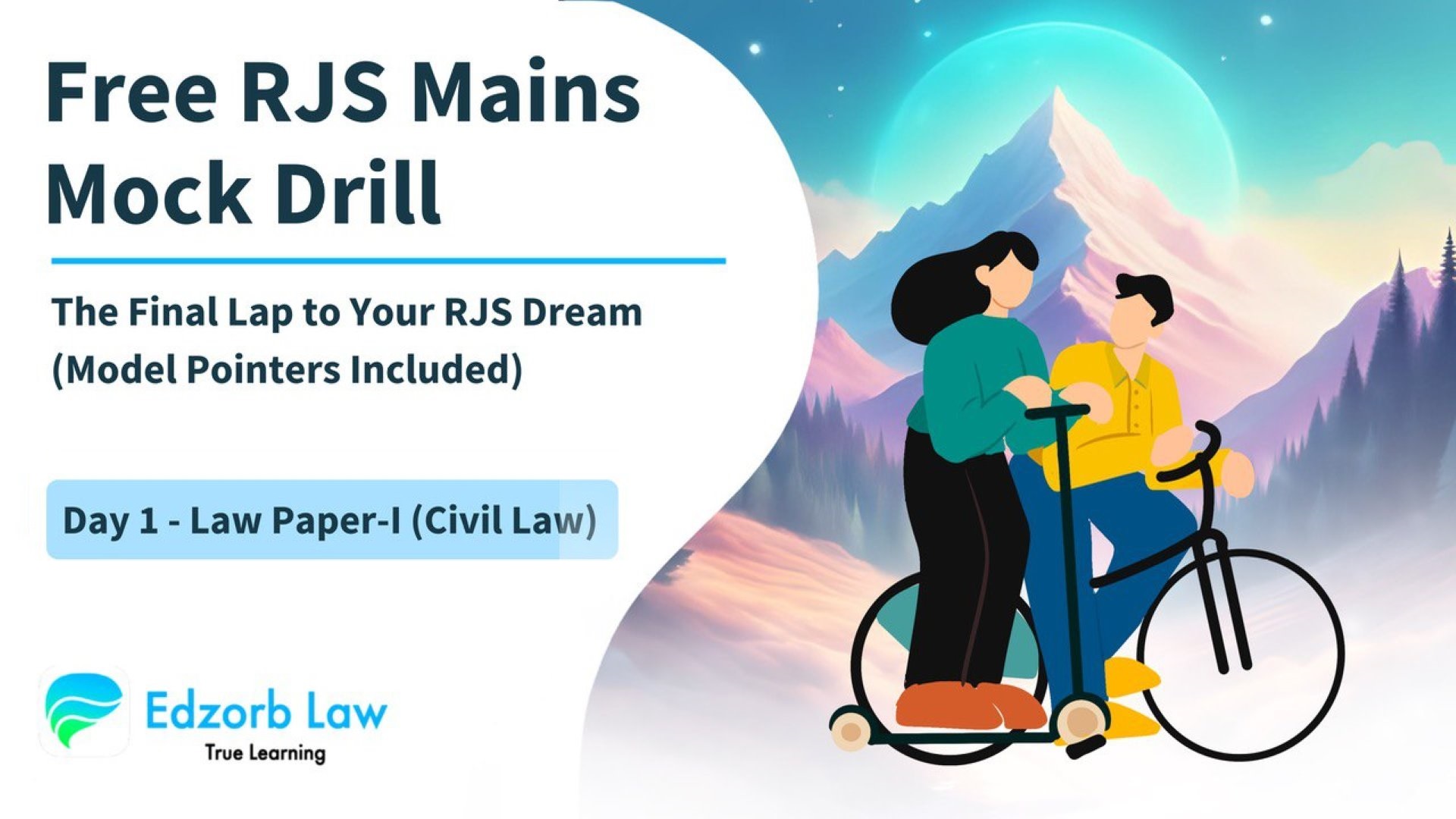📢 LIVE NOW: FREE RJS Mains Mock Drill - Law Paper I - Civil Law