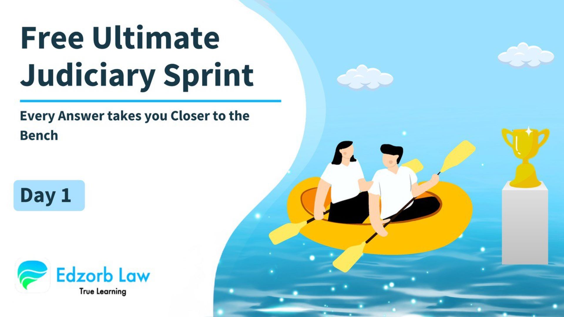 📢 LIVE NOW Free Ultimate Judiciary Sprint - Day 1