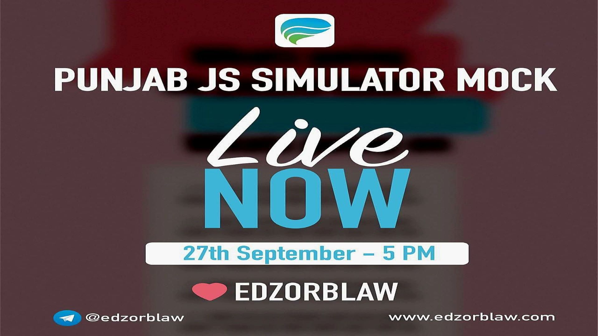 LIVE NOW: Punjab Judicial Services Prelims Simulator Mock Exam - 1