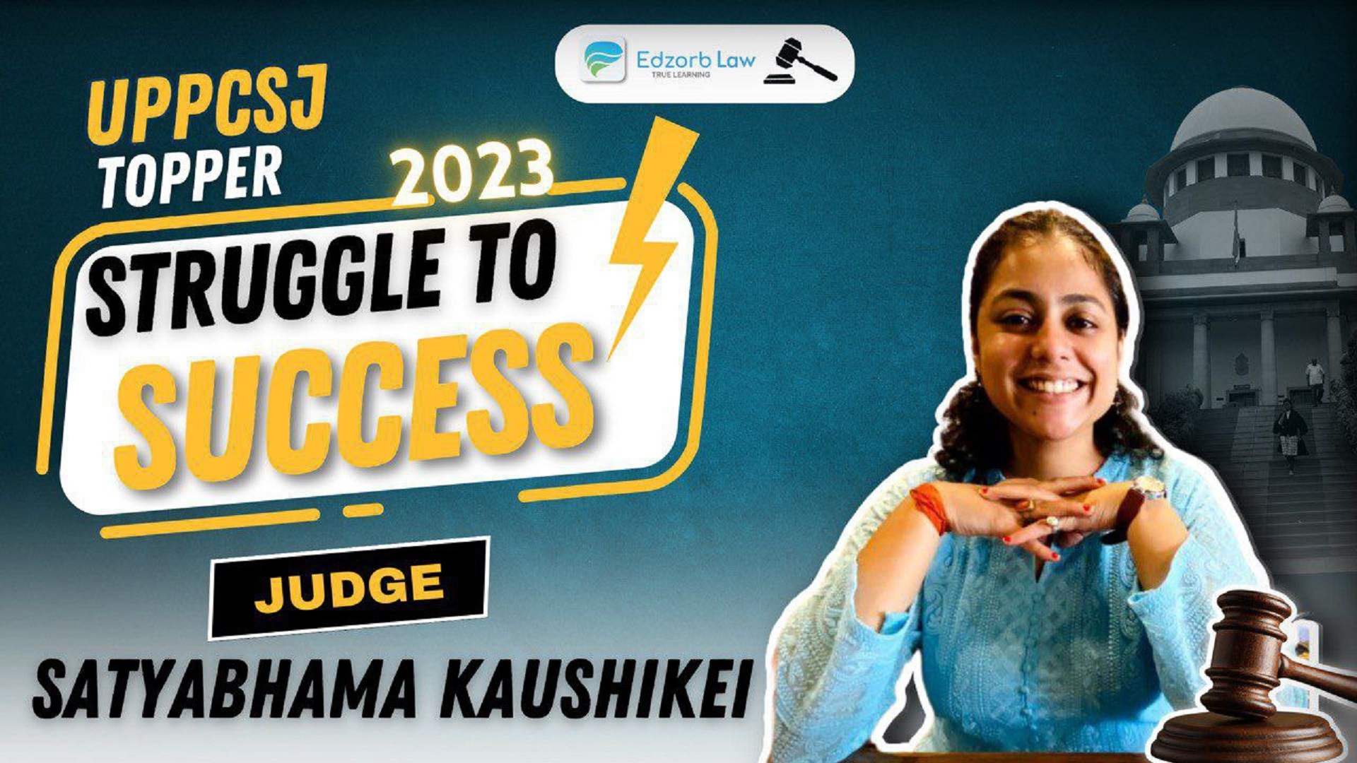 🔥 Live Premiere COMING UP: Struggle to Success Story of Civil Judge Satyabhama Kaushikei | UPPCSJ Topper