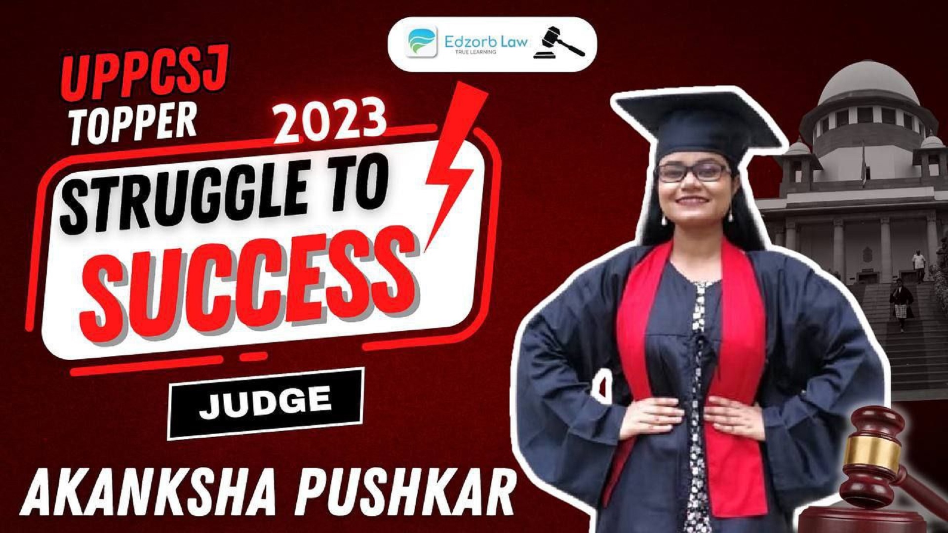 🔥 Live NOW: Struggle to Success Story of Civil Judge Akanksha Pushkar | 9 Months Of Judiciary Preparation | UPPCSJ 2022 Topper