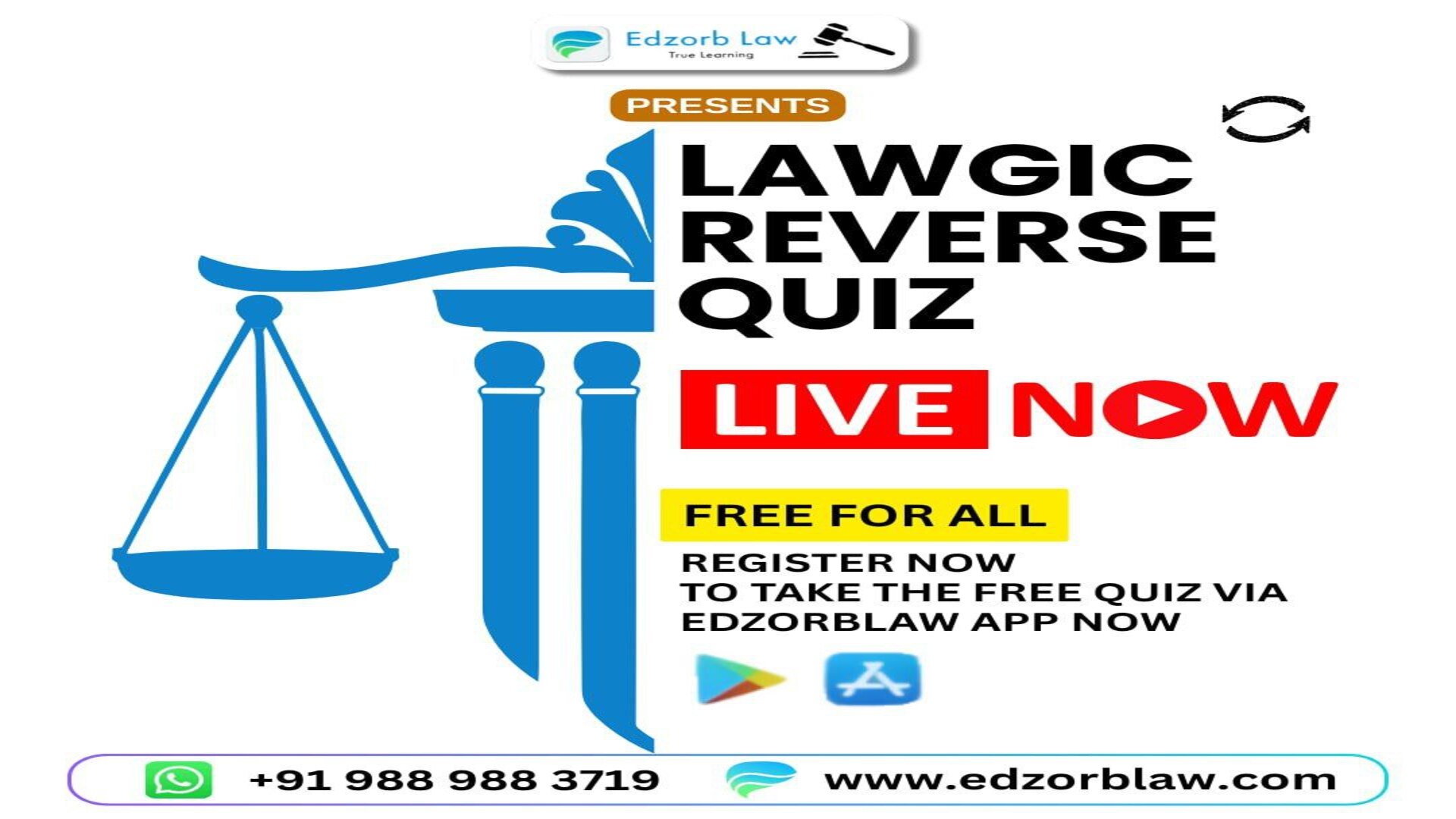 ✔️⛓Register NOW for Free LawGic Reverse Quiz
