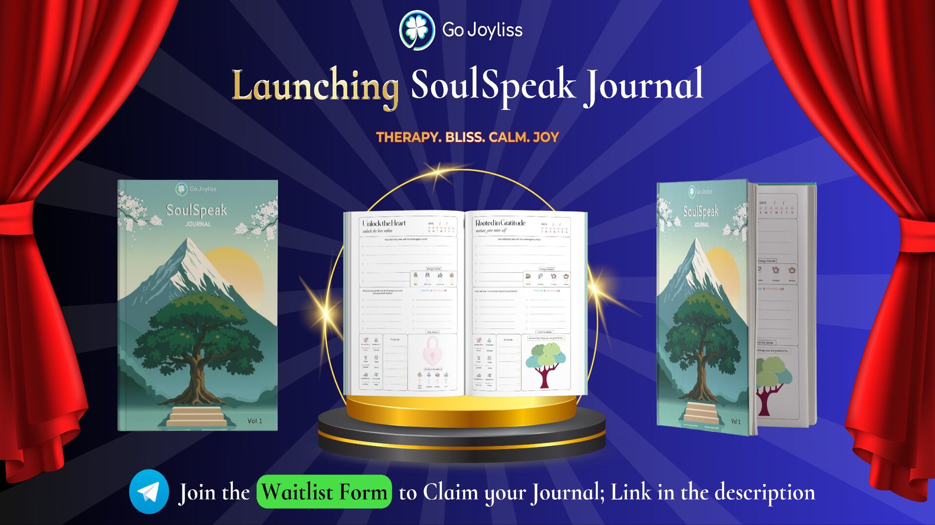 🌿 The SoulSpeak Journal by @GoJoyliss ~ A Mirror, Not Just a Journal