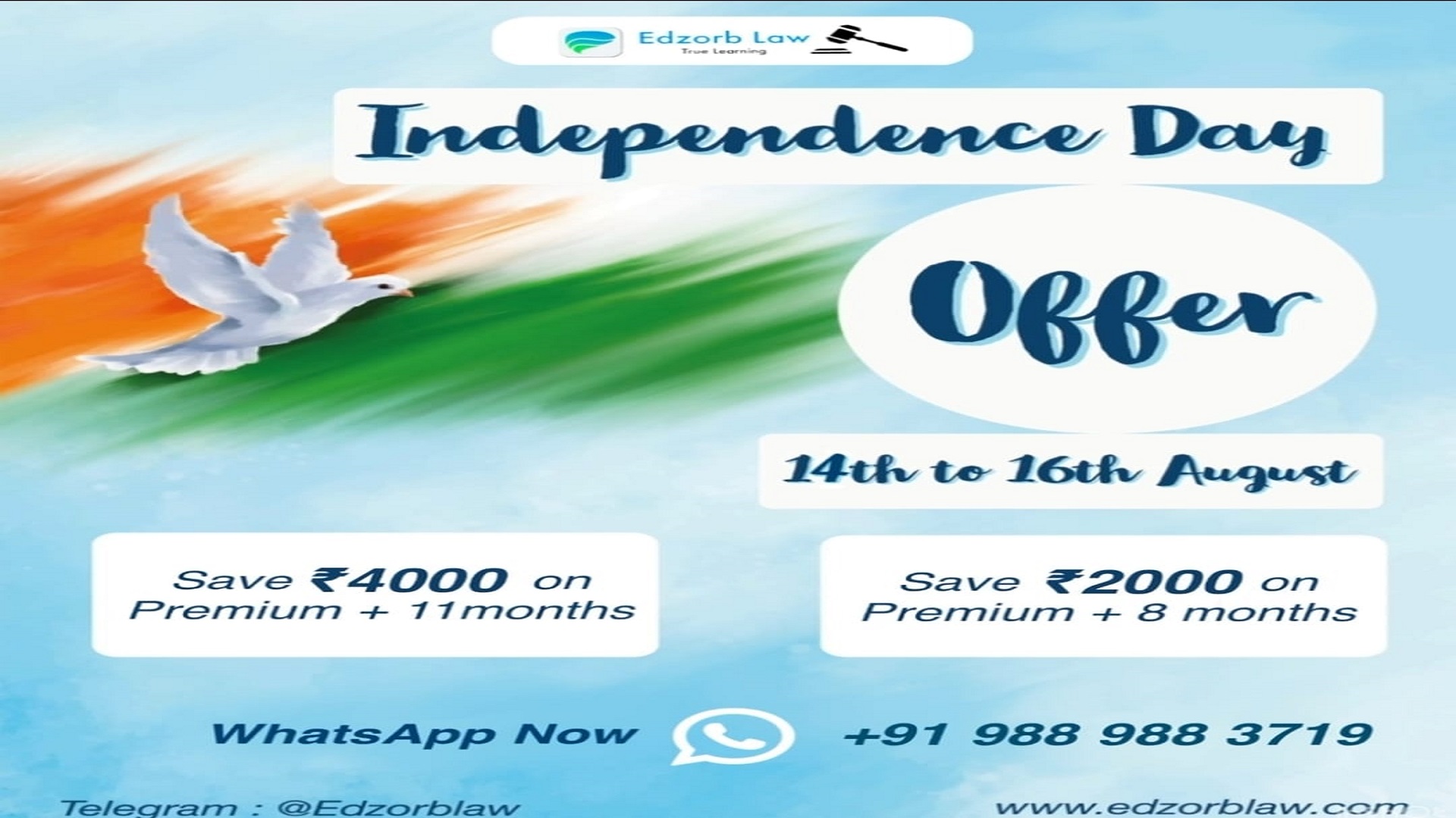 🕊 This Independence Day, Give Wings to your Judiciary Preparation With India's Best Judiciary App