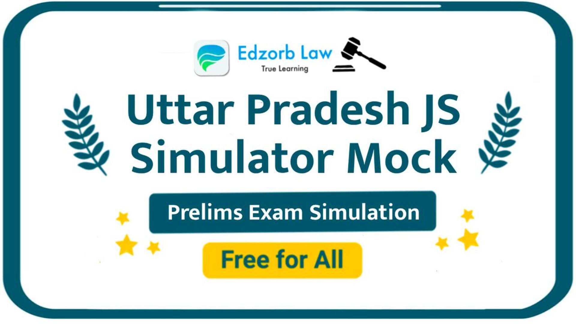 🔥 📢 Tommorow FREE Uttar Pradesh Judicial Services Simulator MOCK 3