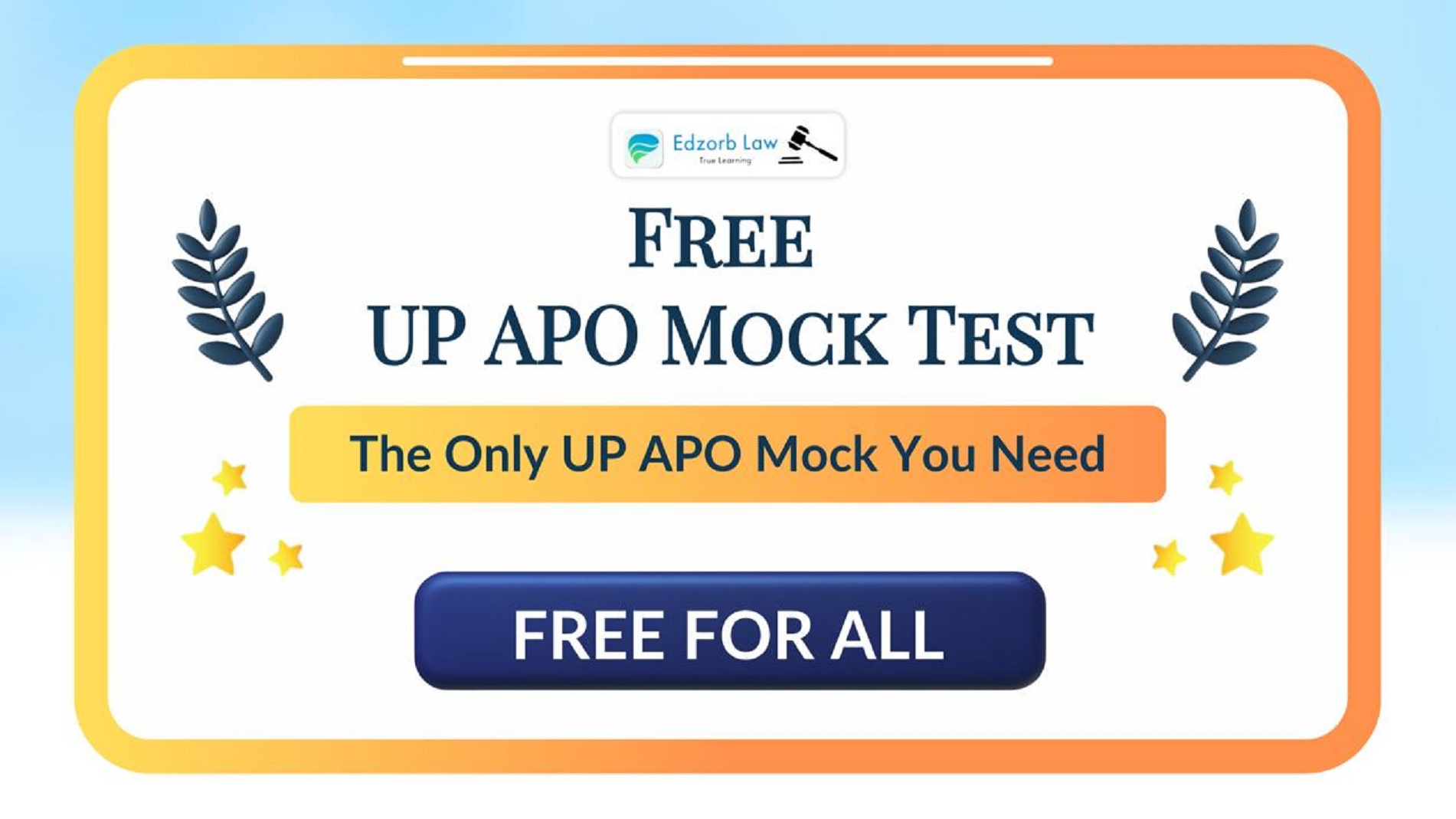Free UP APO Simulator Mock Test 1